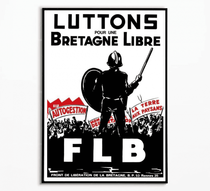 Affiche FLB - Luttons pour une Bretagne Libre