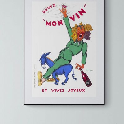 Affiche Buvez mon vin