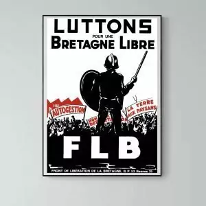 Affiche FLB - Luttons pour une Bretagne Libre