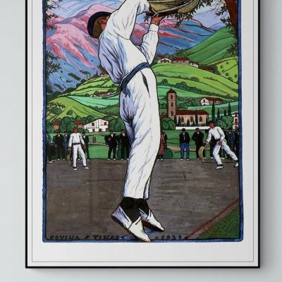 Affiche Pelote basque