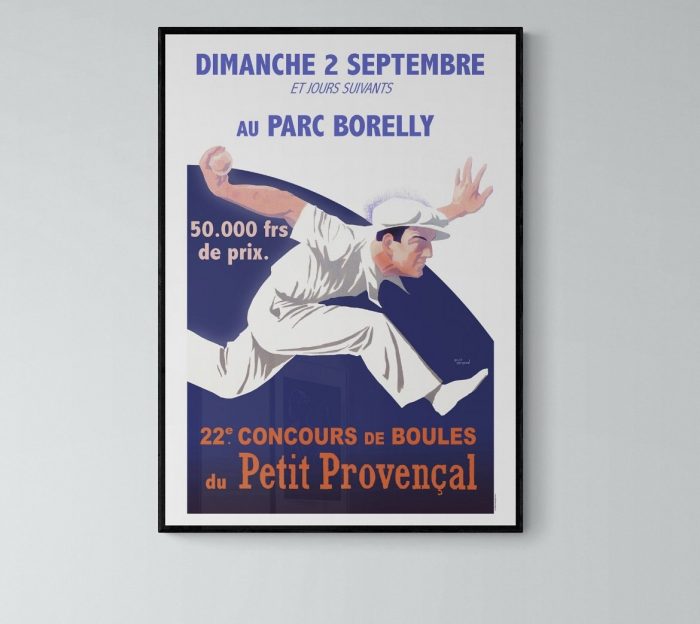 Affiche 22e Concours de boules du Petit Provençal