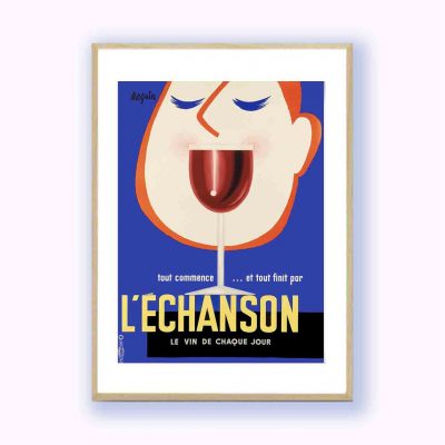 Affiche L'Echanson Vin