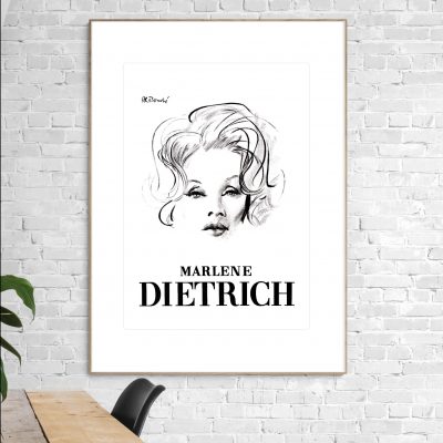 Affiche Marlene Dietrich
