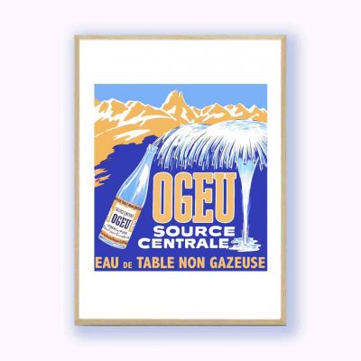 Affiche Ogeu Eau Gazeuse