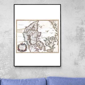 Affiche Finlande Carte Scandinavie