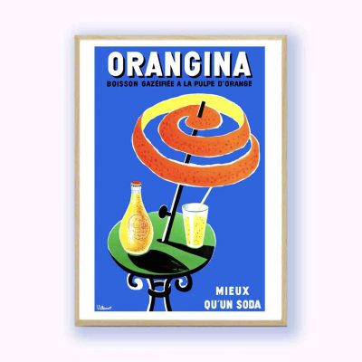Affiche Orangina
