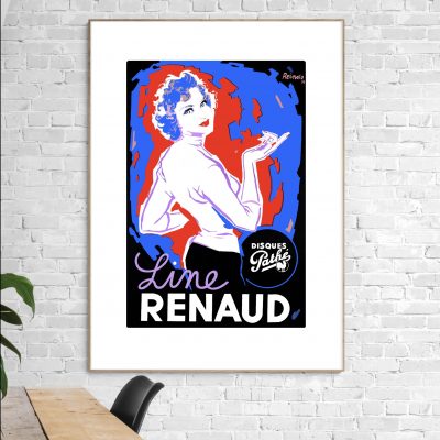 Affiche Line Renaud