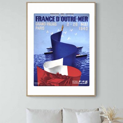 Affiche Paris Exposition France d 'Outremer