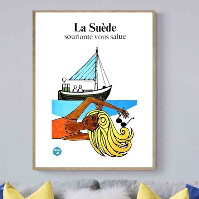 Affiche Suède vous salue