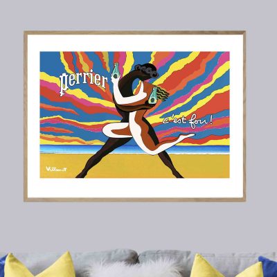 Affiche Perrier, C’est Fou