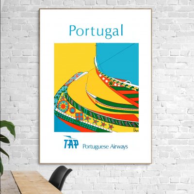 Affiche Portugal Moliceiros