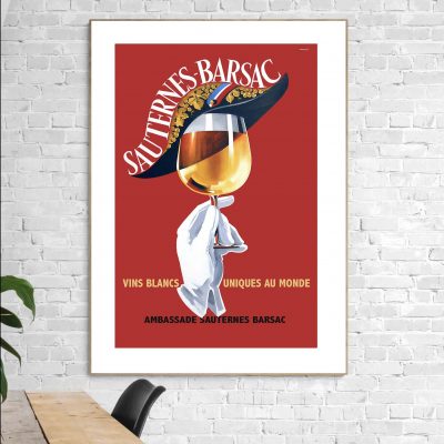 Affiche Sauternes Barsac