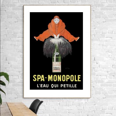 Affiche Spa Monopole Eau Belgique