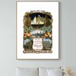 Affiche vintage de Paris L'Hay les Roses, style artistique rétro et coloré.