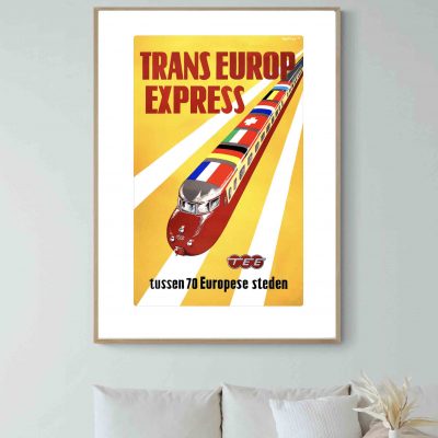 Affiche Sncf Train TEE Trans Europ Express 4