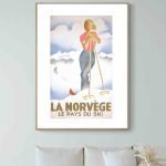 Affiche vintage de la gendarmerie, style rétro, décoration murale originale.