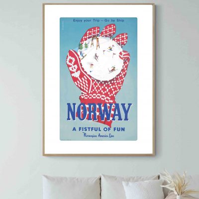 Affiche Norvège Norway Norge 9
