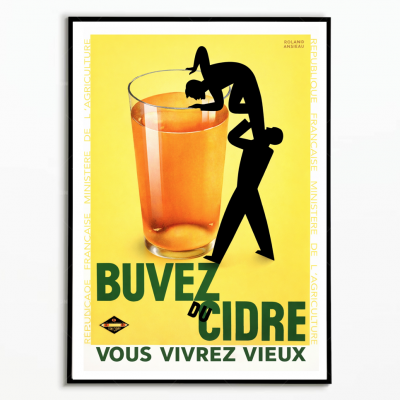 Affiche  Buvez Cidre Vivre Vieux