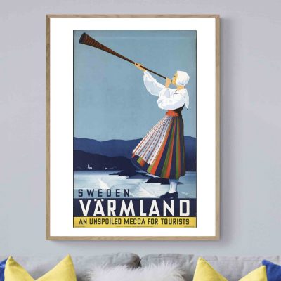 Affiche Suède Swegen Warmland
