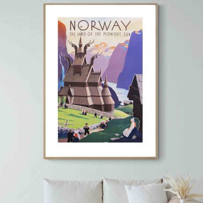 Affiche Norvège Norway Norge 17