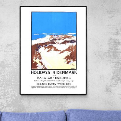Affiche Danemark Holidays