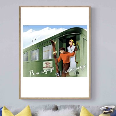 Affiche Sncf Train Bon Voyage