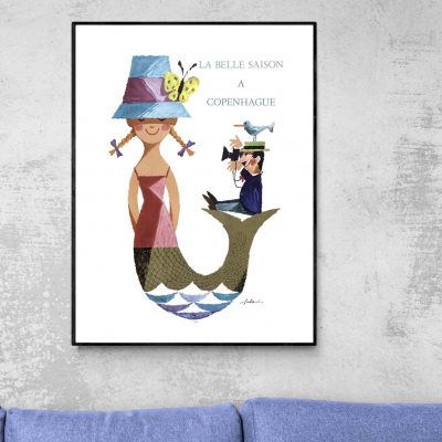 Affiche Danemark Copenhague