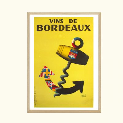 Affiche Vin Bordeaux