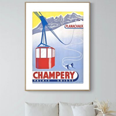 Affiche Suisse Champery
