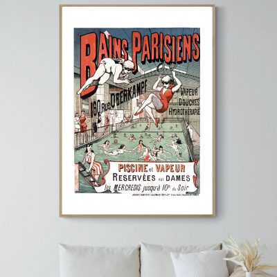 Affiche Paris Bain Parisien