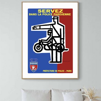 Affiche Paris  Police