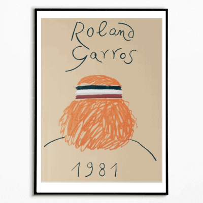 Affiche Roland Garros 1981