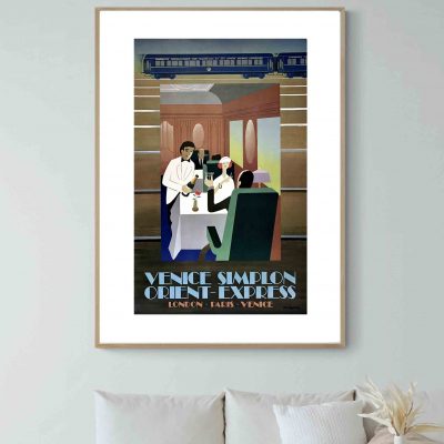 Affiche Sncf Train Venice Simplon Express 2