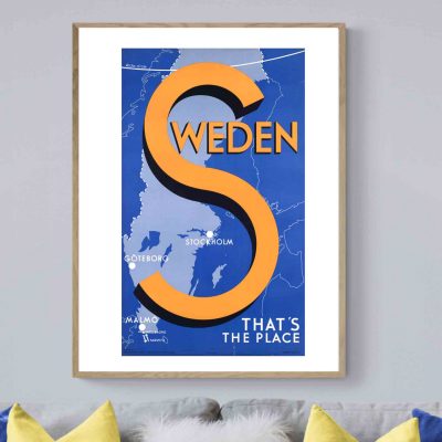 Affiche Suède The Place Sweden
