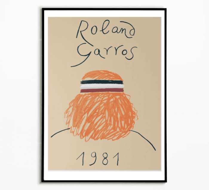 Affiche Roland Garros 1981