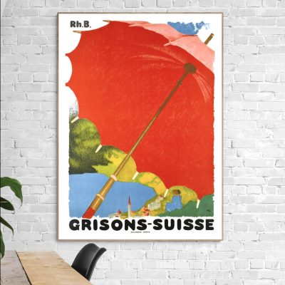Affiche Suisse Grisons