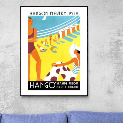 Affiche Finlande Hango