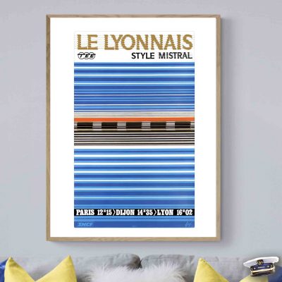 Affiche Sncf Train Le Lyonnais