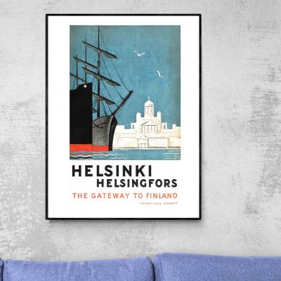 Affiche Finlande Helsinki
