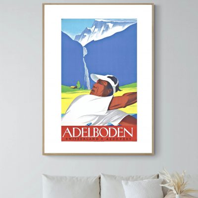 Affiche Suisse Adelboden 3