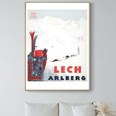 Affiche Suisse Lech Arlberg