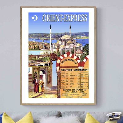 Affiche Sncf Orient Express Istambul