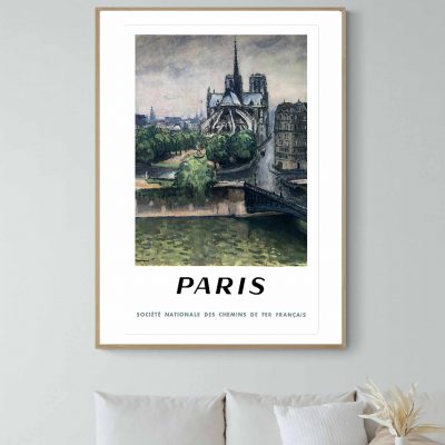 Affiche Paris  Notre Dame 2