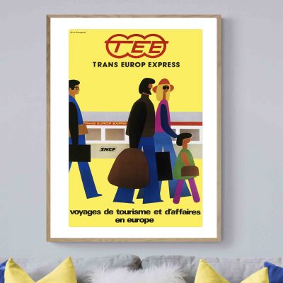Affiche Sncf TEE