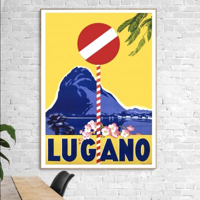 Affiche Suisse Lugano
