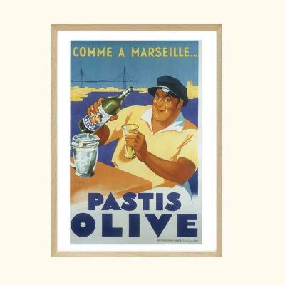 Affiche Pastis Olive