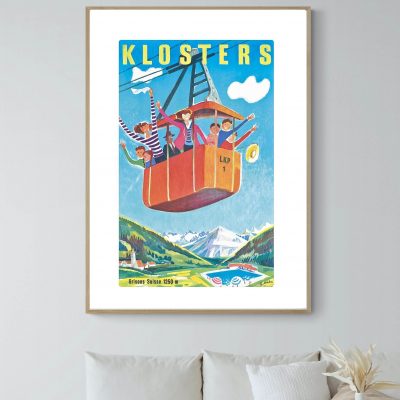 Affiche Suisse Klosters