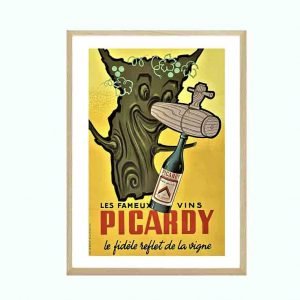 Affiche Picardy vin