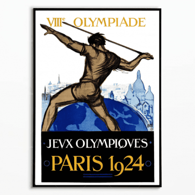 Affiche Jeux Olympiques Paris 1924