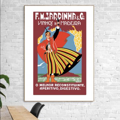 Affiche Portugal Madere Vinhos
